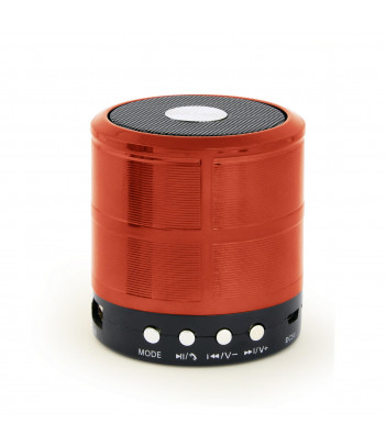 Głośnik przenośny Bluetooth z mikrofonem Gembird SPK-BT-08-R (czerwony)