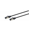 Kabel sieciowy SFTP Gembird PP8-LSZHCU-BK-0.25M kat. 8a, Patch cord RJ-45 (0,25 m)
