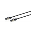 Kabel sieciowy SFTP Gembird PP8-LSZHCU-BK-0.5M kat. 8a, Patch cord RJ-45 (0,5 m)