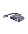 Adapter USB 3.0 (M) do HDMI i VGA (F) Gembird A-USB3-HDMIVGA-01