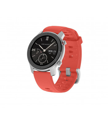 Smartwatch AmazFit GTR 42 mm (czerwony)/OUTLET