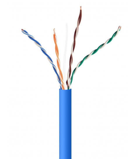 Kabel sieciowy UTP Gembird UPC-5004E-SOL-B kat. 5e drut 305m (niebieski)