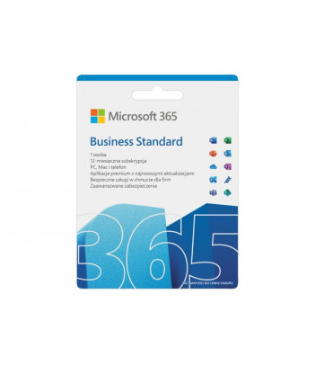 Microsoft Office 365 Business Standard PL Win/Mac (licencja na 1 rok)