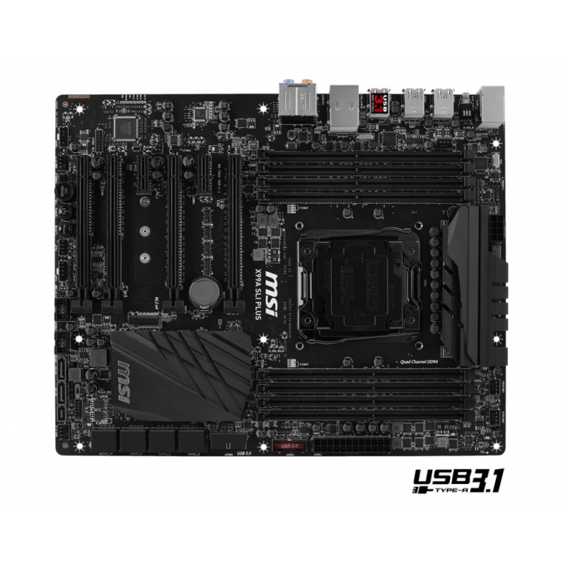 Msi x99a sli plus обзор