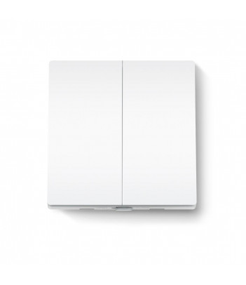 Wyłącznik światła Smart Wifi TP-Link Tapo S220, jednobiegunowy, podwójny (biały)