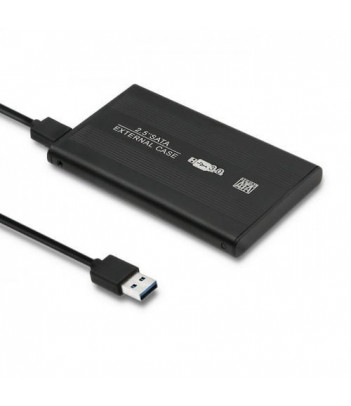 Obudowa zewnętrzna Qoltec do dysków HDD/SSD 2.5", SATA3/USB 3.0 (czarna)