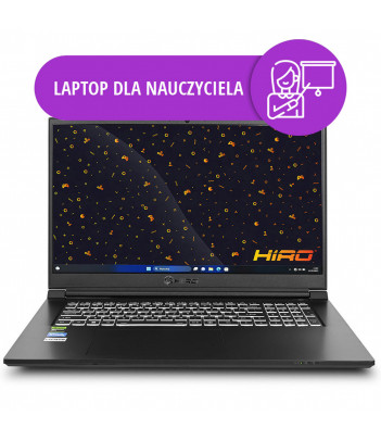 Laptop gamingowy HIRO K770 17,3'', 144Hz, i7-13700H, RTX 4070 8GB, 32GB RAM, 2TB SSD M.2, Windows 11