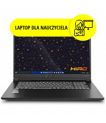 Laptop gamingowy HIRO K760 17,3'', 144Hz, i7-13700H, RTX 4060 8GB, 16GB RAM, 1TB SSD M.2, Windows 11