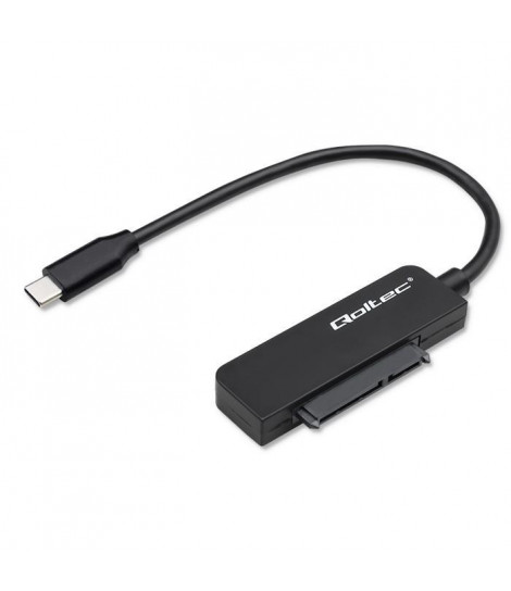 Adapter/Przejści&oacute,wka SATA na dysk SSD HDD 2.5&quot, USB-C Super speed 5Gb/s 2TB Qoltec