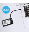 Adapter/Przejści&oacute,wka SATA na dysk SSD HDD 2.5&quot, USB-C Super speed 5Gb/s 2TB Qoltec