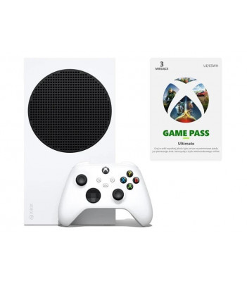 Konsola Xbox Series S + 3 mies. Xbox Game Pass Ultimate