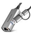 Karta sieciowa Axagon ADE-TXCA USB3.2 Gen 1 Type-C &amp, Type-A / Gigabit Ethernet 10/100/1000