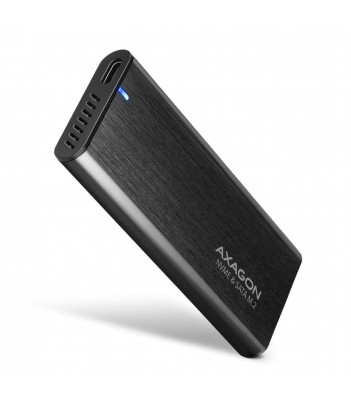 Obudowa zewnętrzna Axagon do dysków M.2 NVMe & SATA SSD / USB-C 3.2 G2 30-80 mm czarna