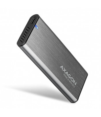 Obudowa zewnętrzna Axagon do dysków M.2 NVMe & SATA SSD / USB-C 3.2 G2, 30-80mm szara