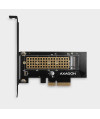 Adapter wewnętrzny Axagon PCEM2-N PCIe x4 do1x SSD M.2 NVMe M-key slot do 80mm