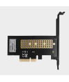 Adapter wewnętrzny Axagon PCEM2-N PCIe x4 do1x SSD M.2 NVMe M-key slot do 80mm