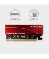 Adapter wewnętrzny Axagon PCEM2-S PCIe x16 do 1x SSD M.2 NVMe M-key slot do 80mm