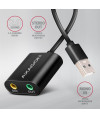 Karta dźwiękowa/Adapter dźwięku Axagon USB 2.0 0,15 m