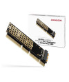 Adapter wewnętrzny PCIe x16/x8/x4 do 1x SSD M.2 NVMe M-key do 80mm Axagon