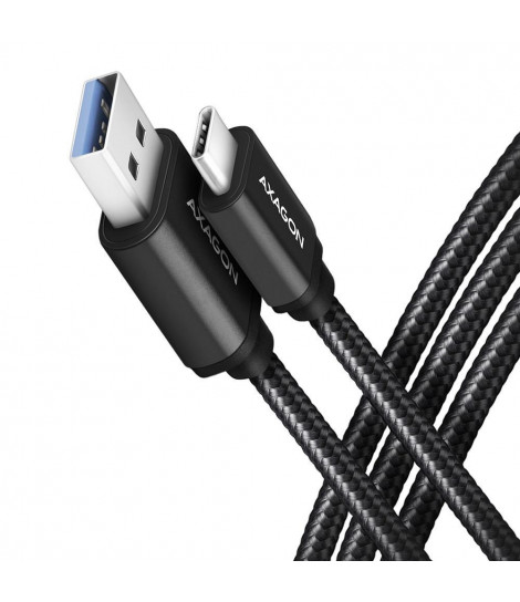 Kabel USB-C - USB-A USB 3.2 Gen 1 1m czarny Axagon