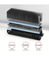 Radiator do dysku M.2 SSD 2280 Axagon CLR-M2XT