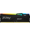 Pamięć RAM Kingston Fury Beast Black RGB 32GB (2x16GB) DDR5 6000MHz