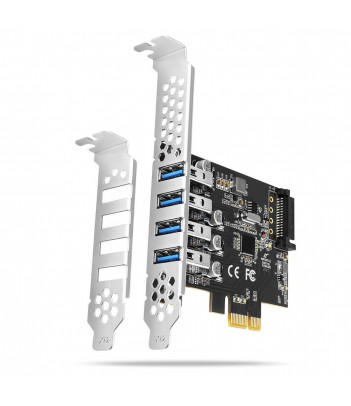 Adapter wewnętrzny Axagon PCEU-43RS PCIe - 4x USB 3.2 Gen 1