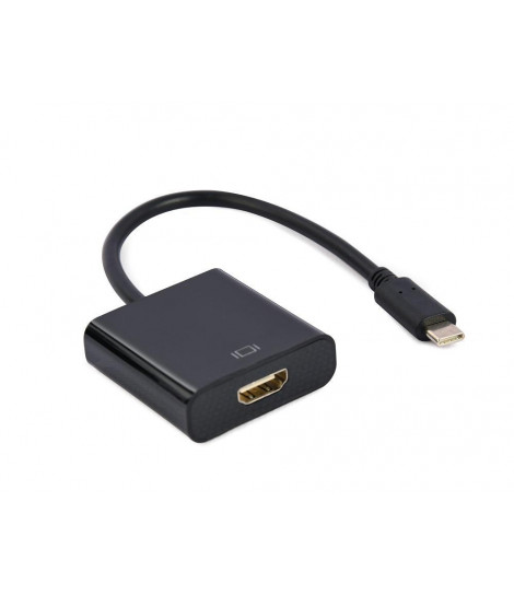 Adapter USB-C męski do HDMI żeński 4K przy 30 Hz czarny Gembird