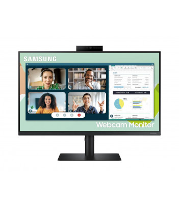 Samsung 24" IPS LS24A400VEUXEN z wbudowaną kamerą i głośnikami/OUTLET