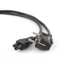 Kabel zasilający "koniczynka" IEC C5 z certyfikatem VDE Gembird PC-186-ML12-3M (3 m)